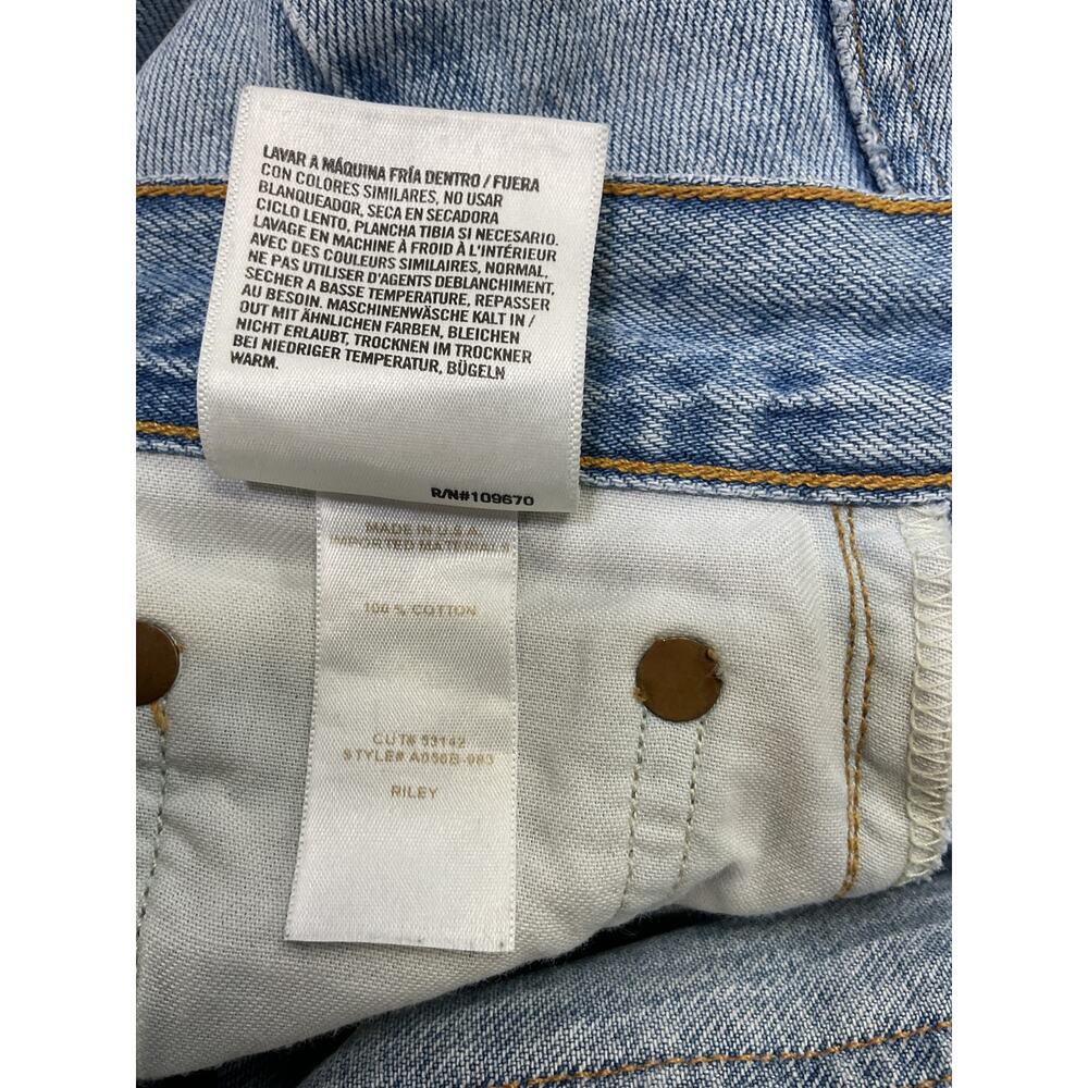 Agolde Distressed Clear Skies Riley Denim Jeans Size 25 - Picture 5 of 7